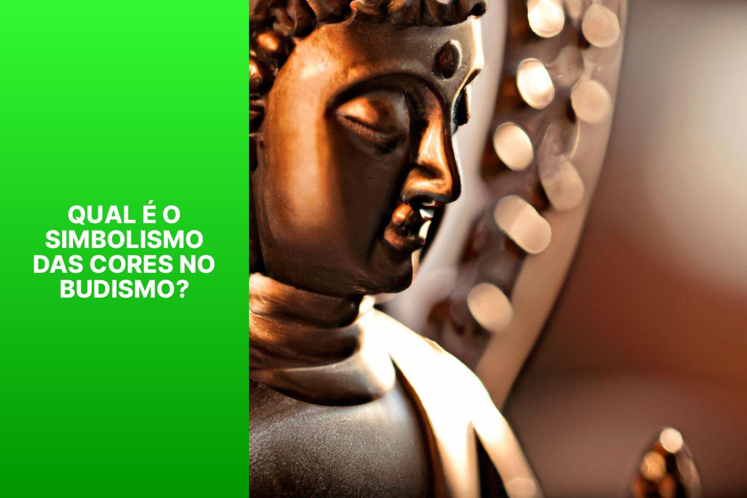 Qual é o Simbolismo das Cores no Budismo? - Buda Cores Significado 