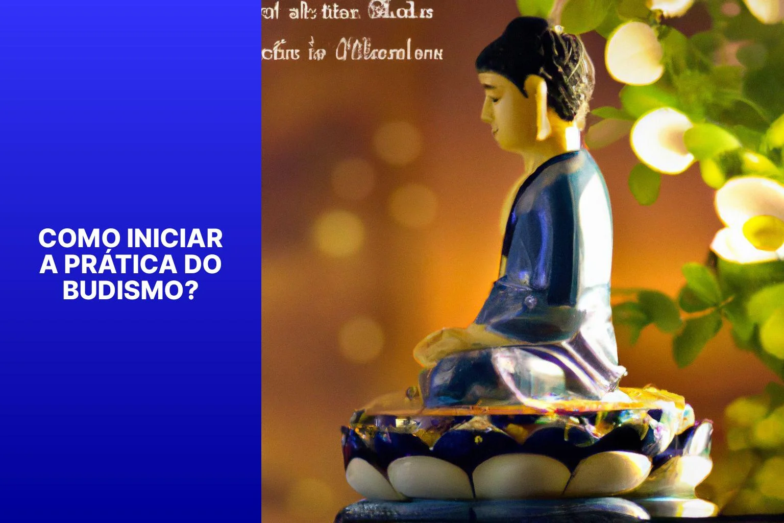 Como iniciar a prática do Budismo? - Budista Meditando 