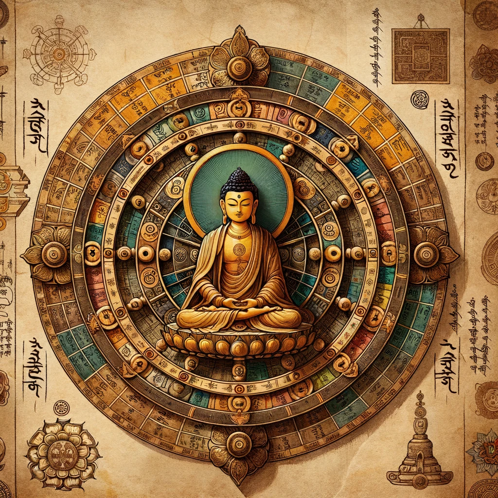 A Importância da Roda do Dharma na Cultura e Tradição Budista e buda