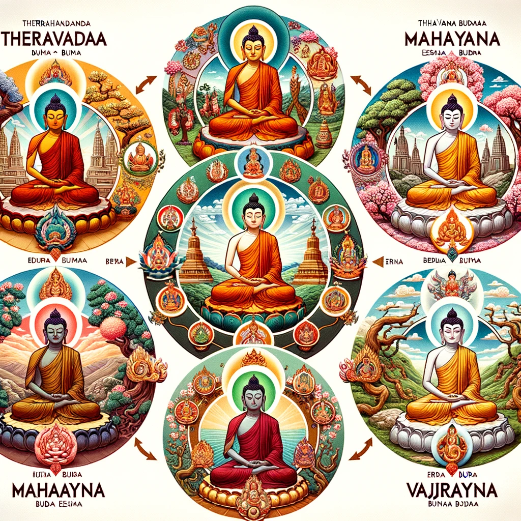 A Roda do Dharma em Diferentes Escolas Budistas